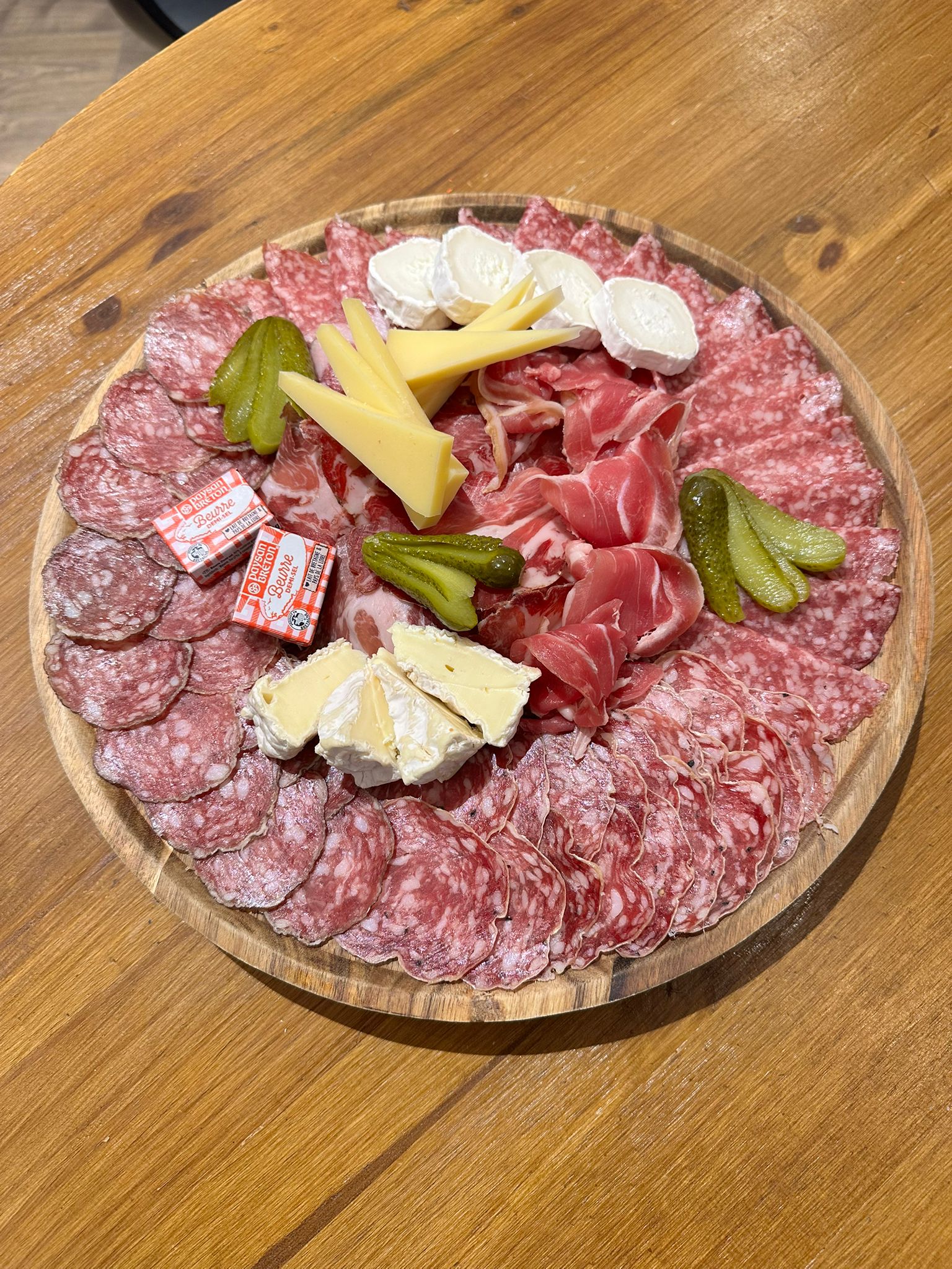 assiette de charcuterie